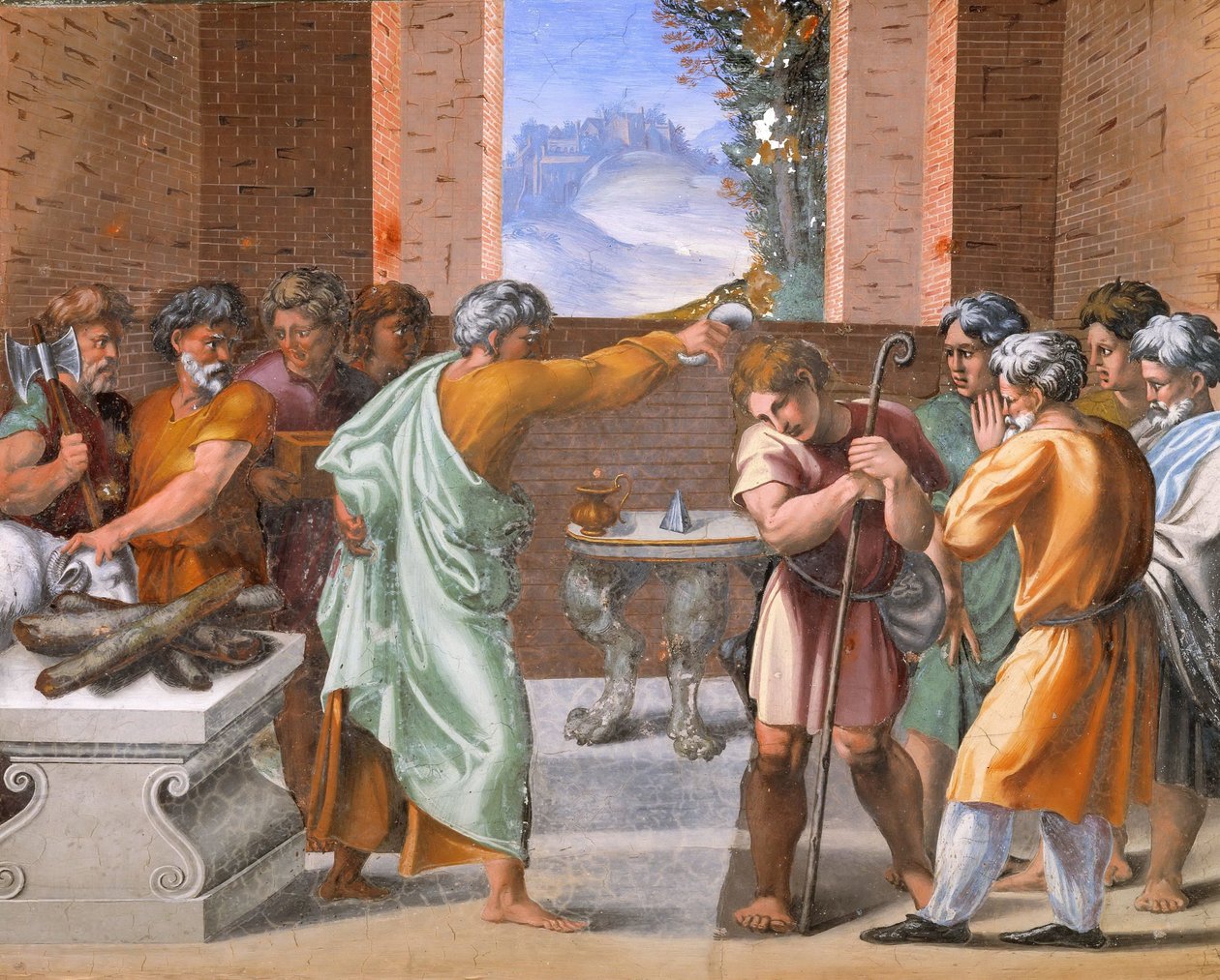 Loggia Dekorasyonu, Fresk Papalık Sarayları, Vatikan by Raffaello Sanzio Raphael