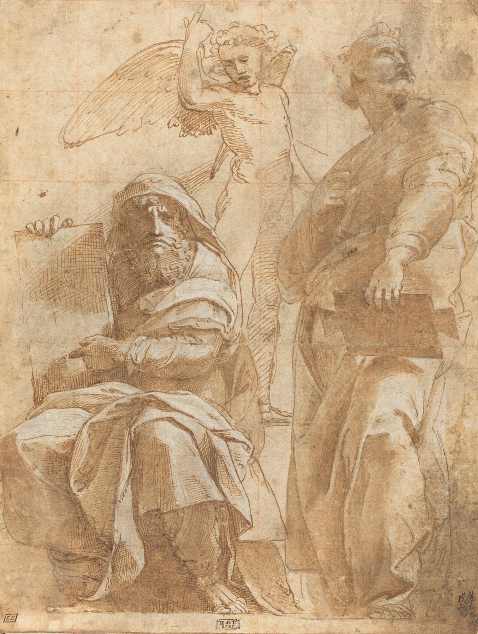 Hoşea ve Yunus Peygamberler by Raffaello Sanzio Raphael