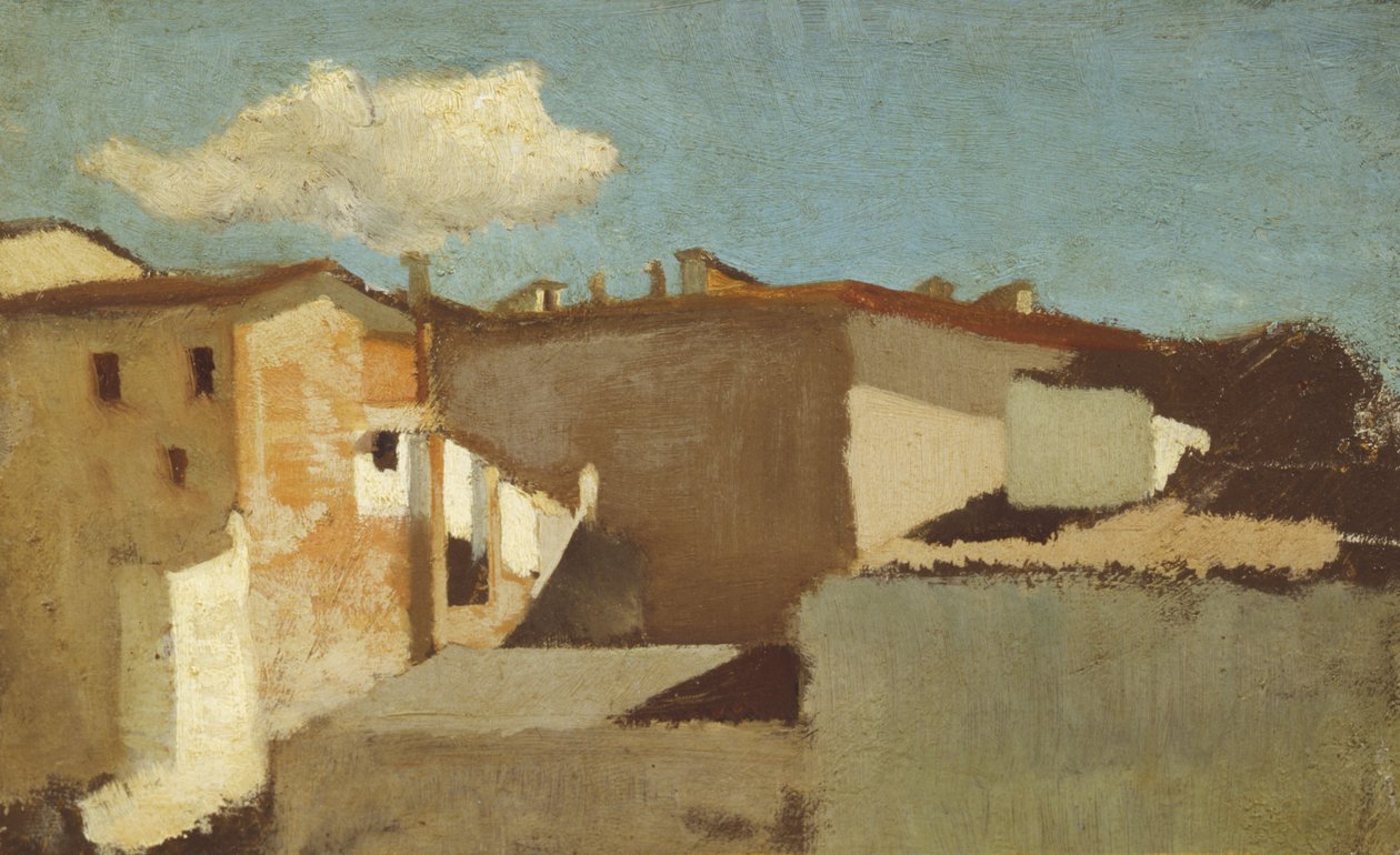 Güneşli çatılar by Raffaello Sernesi