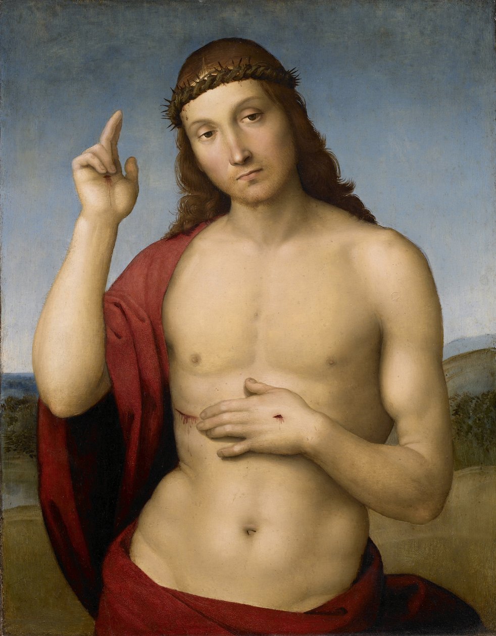 Mesih kutsaması by Raffaello Sanzio Raphael