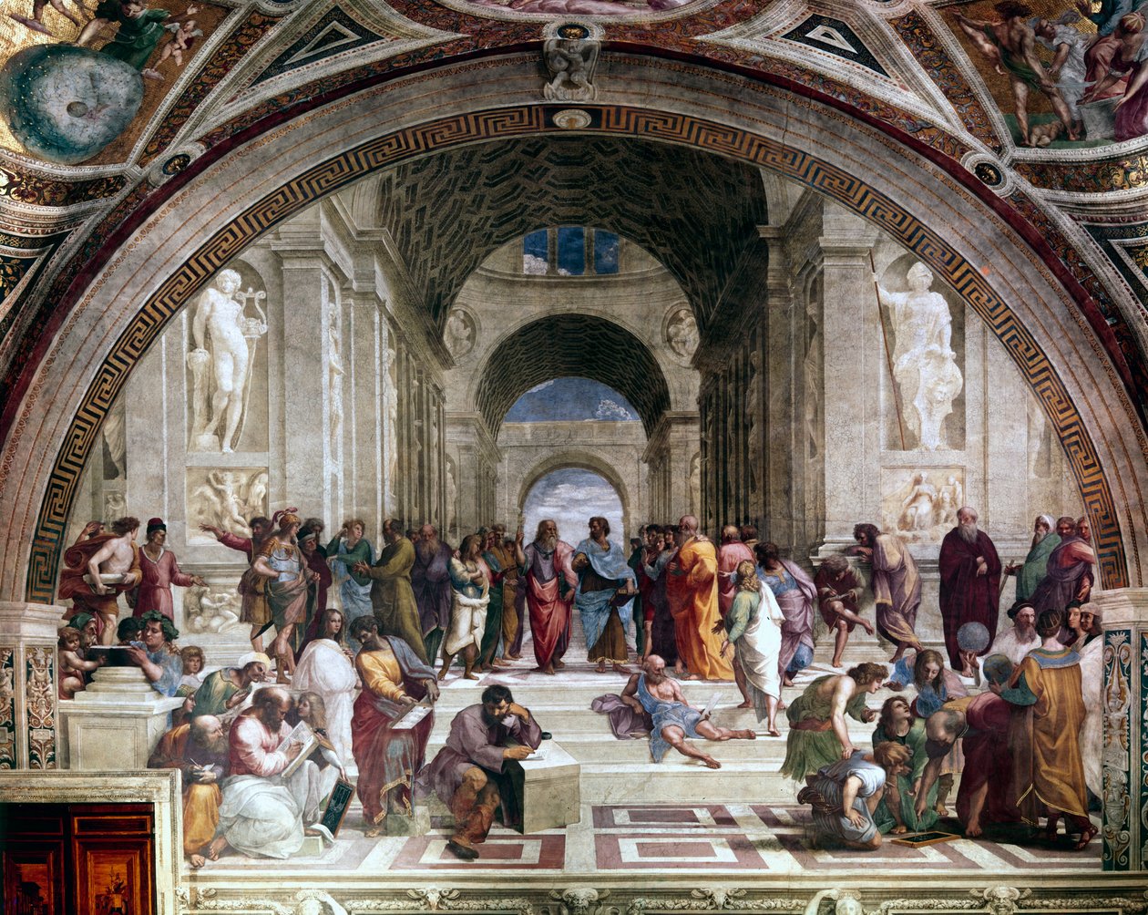 Atina Okulu, c1510 by Raffaello Sanzio Raphael