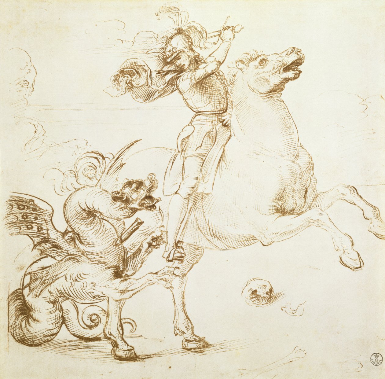 St. George and the Dragon  by Raffaello Sanzio Raphael