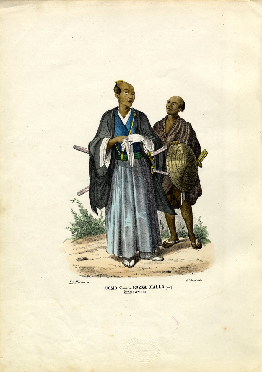 ಜಪಾನೀಸ್ ಜನರು, 1863-79 ಟರ್ಕಿ by Raimundo Petraroja