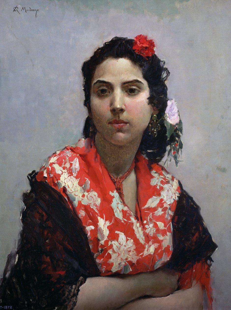 Çingene kadın by Raimundo de Madrazo y Garreta