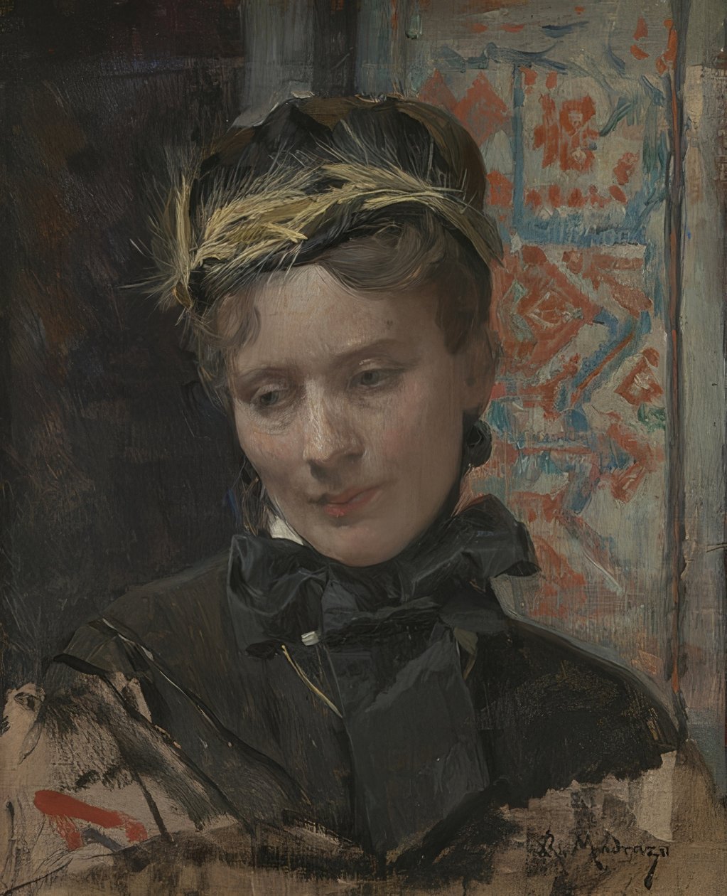Bir Hanımefendinin Portresi. 1885-95 by Raimundo de Madrazo y Garreta