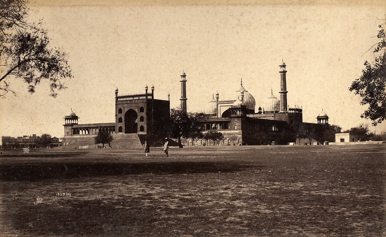 Jama Mescidi Camii, Delhi, 1886 by Raja Deen Dayal