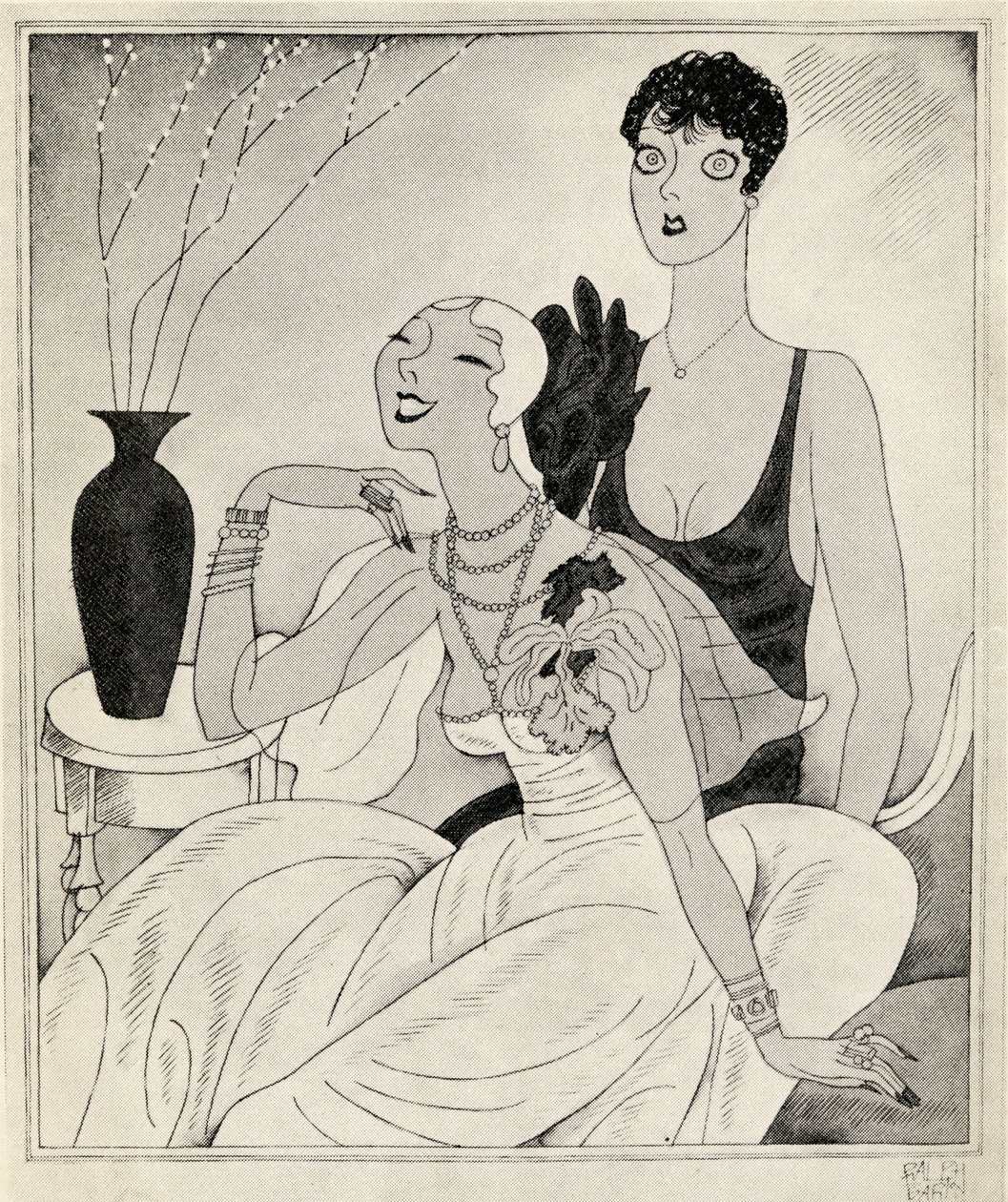 Lorelei and Dorothy, illustration from 