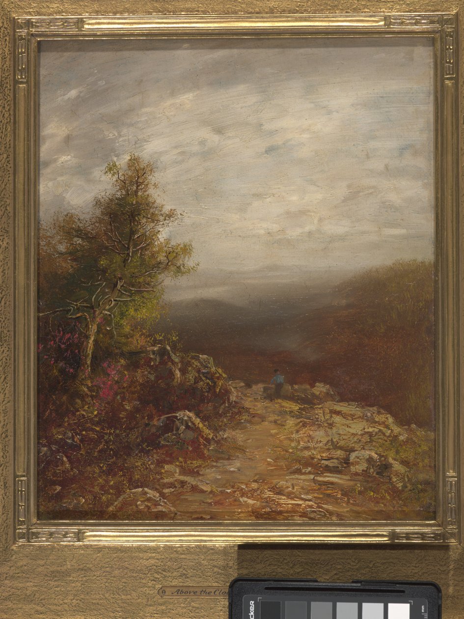 Bulutların Ötesinde (tuval üzerine yağlıboya) by Ralph Albert Blakelock