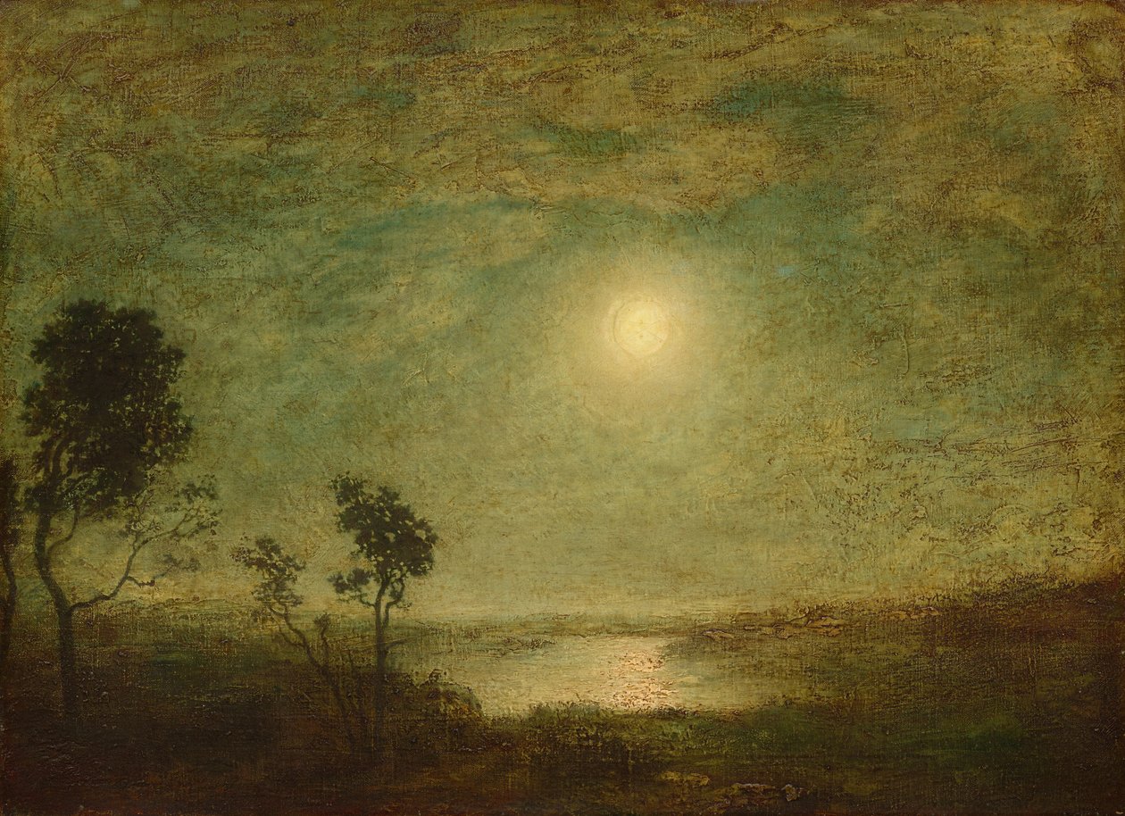 Ay ışığı, 18861895. by Ralph Albert Blakelock