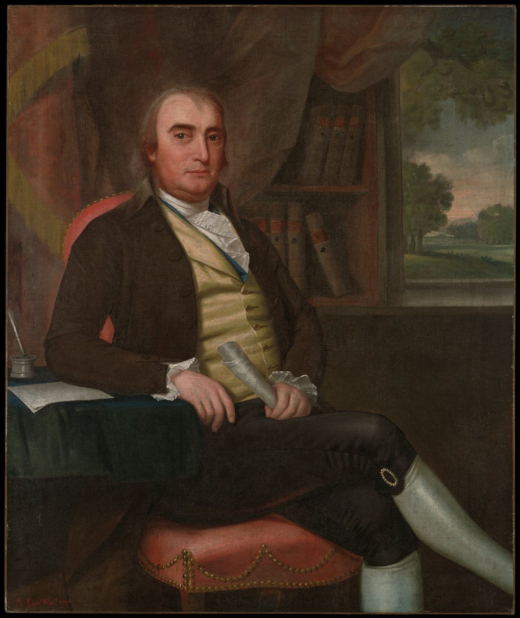 John Davenport (1752-1830), B.A. 1770, MA 1773 by Ralph Earl