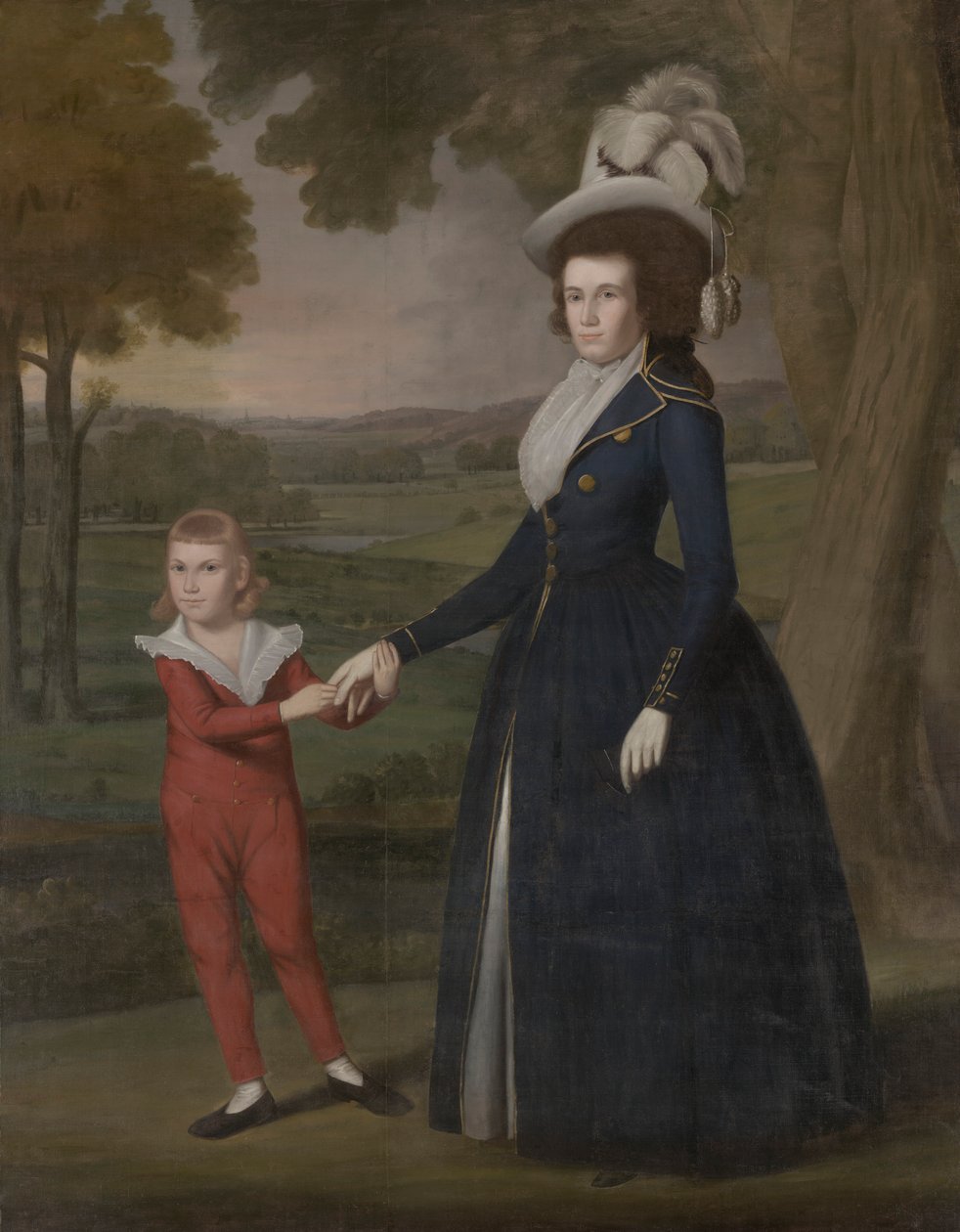 Laura Wolcott Moseley ve Charles Moseley (1761) by Ralph Earl