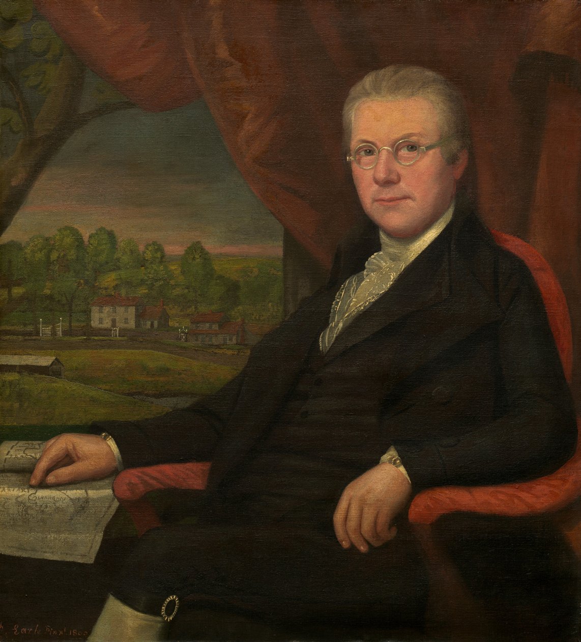 Thomas Earle, 1800. by Ralph Earl