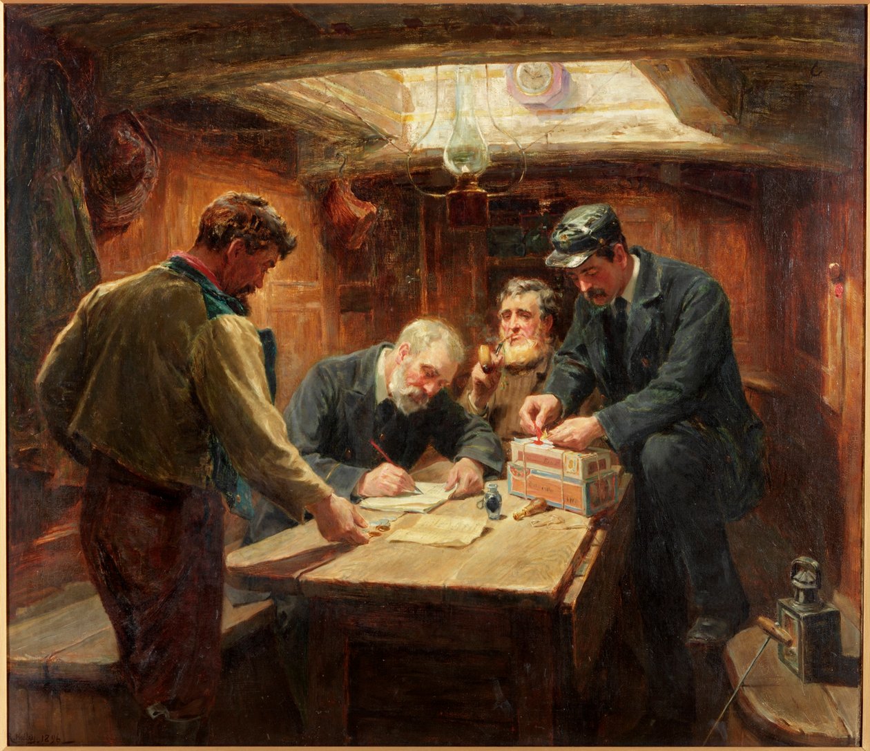Görev Ödendi, 1896 by Ralph Hedley