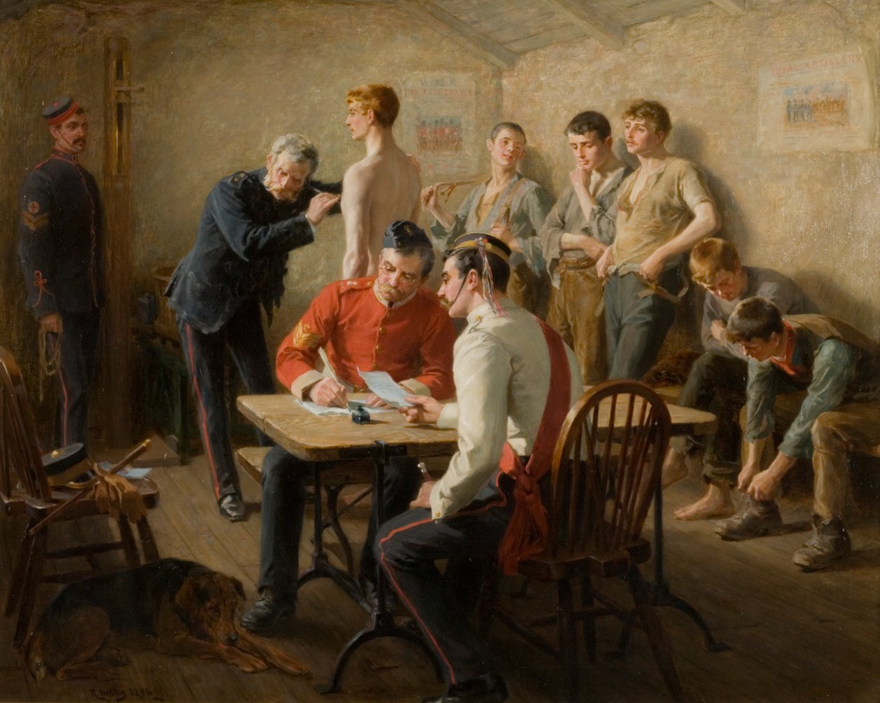 Doktoru Geçmek, 1896 by Ralph Hedley