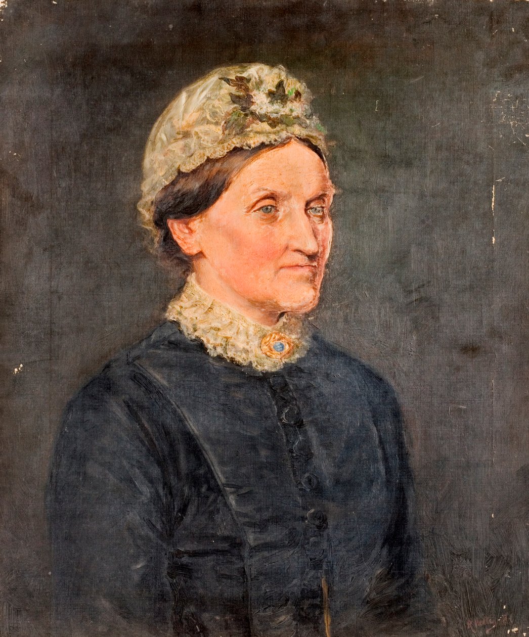 ಹಳೆಯ ಮಹಿಳೆಯ ಭಾವಚಿತ್ರ, 1881 ಟರ್ಕಿ by Ralph Hedley