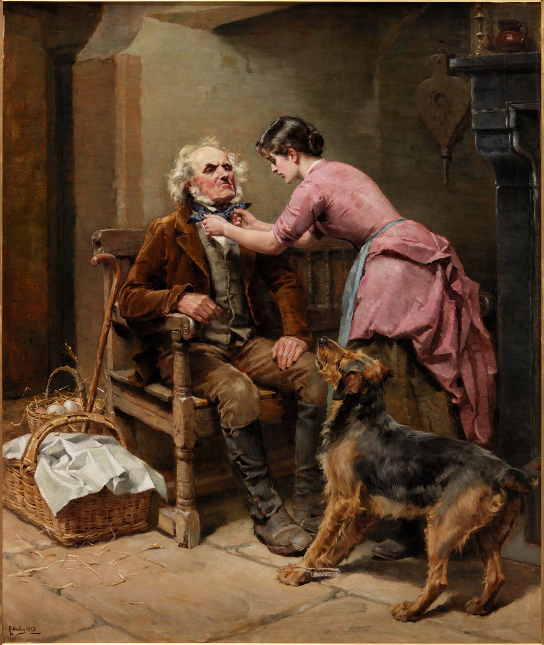 Pazara Hazırlanmak, 1888 by Ralph Hedley