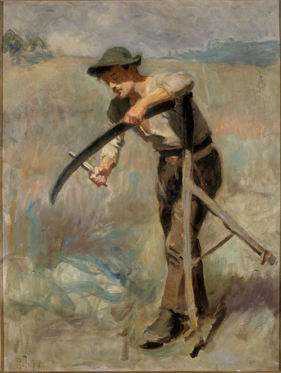 Tırpan Bileme, 1897 by Ralph Hedley