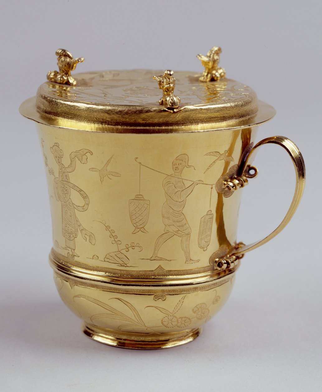 Altın Çikolata Kupası, c.1685 (gümüş) (bkz. 208938) by Ralph Leake