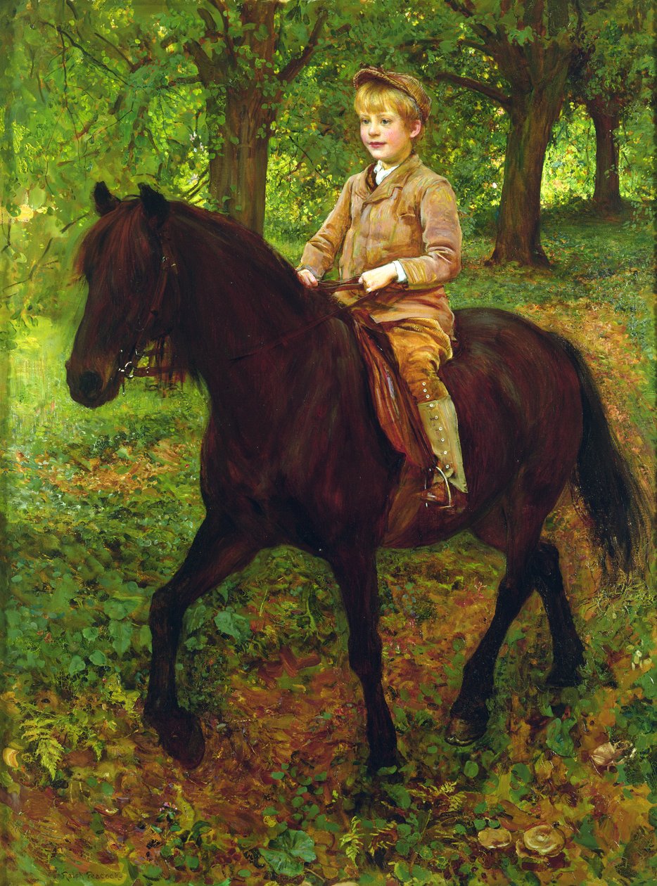 Ormanda (tuval üzerine yağlı boya) by Ralph Peacock