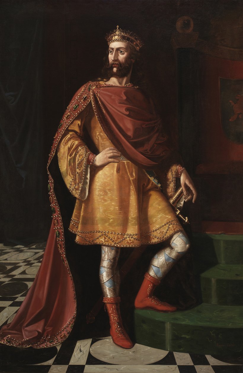 Erwig, Vizigot Kralı, 19. Yüzyılın Ortası by Ramón Cortés