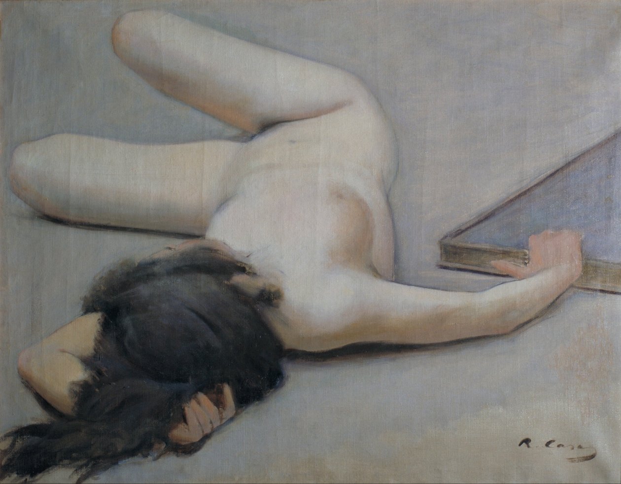 kadın çıplak by Ramon Casas i Carbo