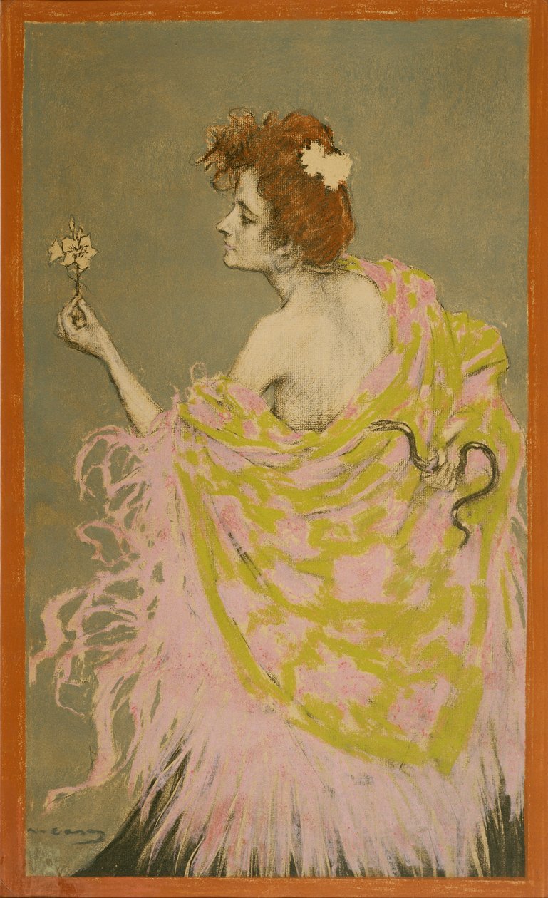 Sífilis posteri için özgün tasarım by Ramon Casas i Carbo