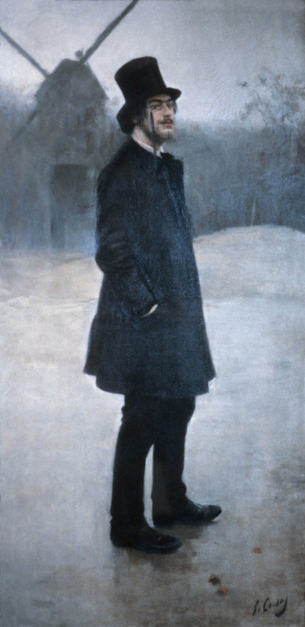 El Bohemio, Montmartre Şairi by Ramon Casas i Carbo