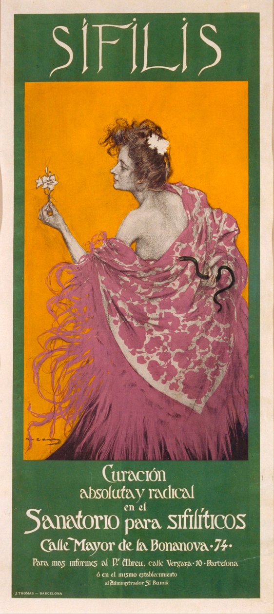 Frengi (Poster) - Ramon Casas (1866-1932) - 1900 - Renkli litografi - 80x34,3 - Museu Nacional d