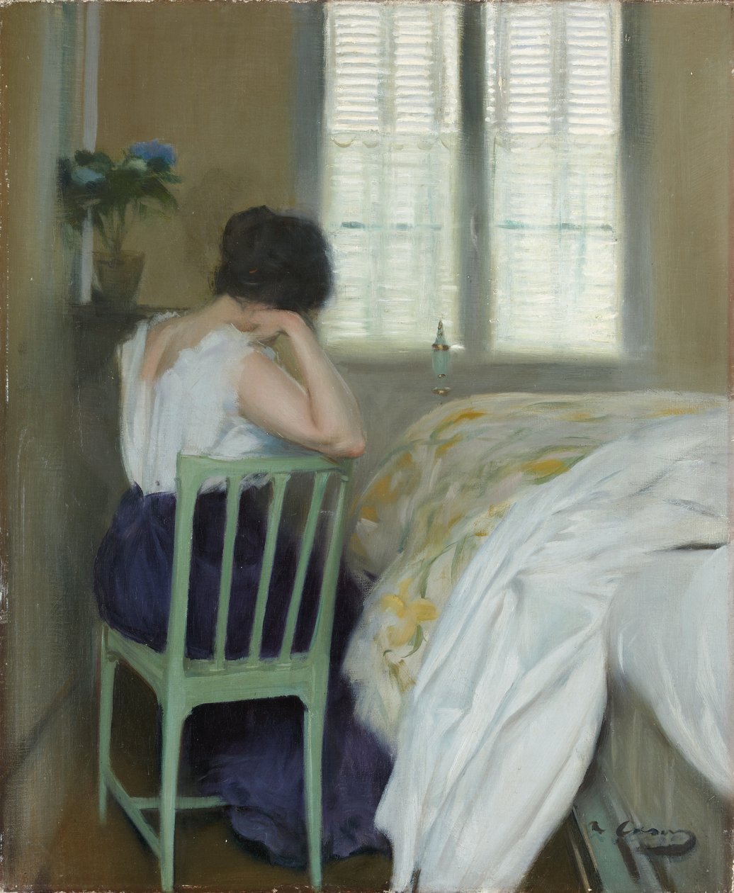 Sad Saatler, c.1900 (tuval üzerine yağlı boya) by Ramon Casas i Carbo
