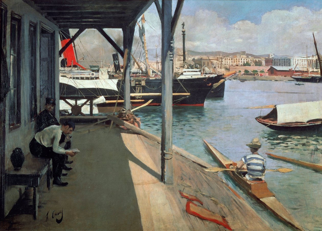 Barselona Limanı by Ramon Casas i Carbo