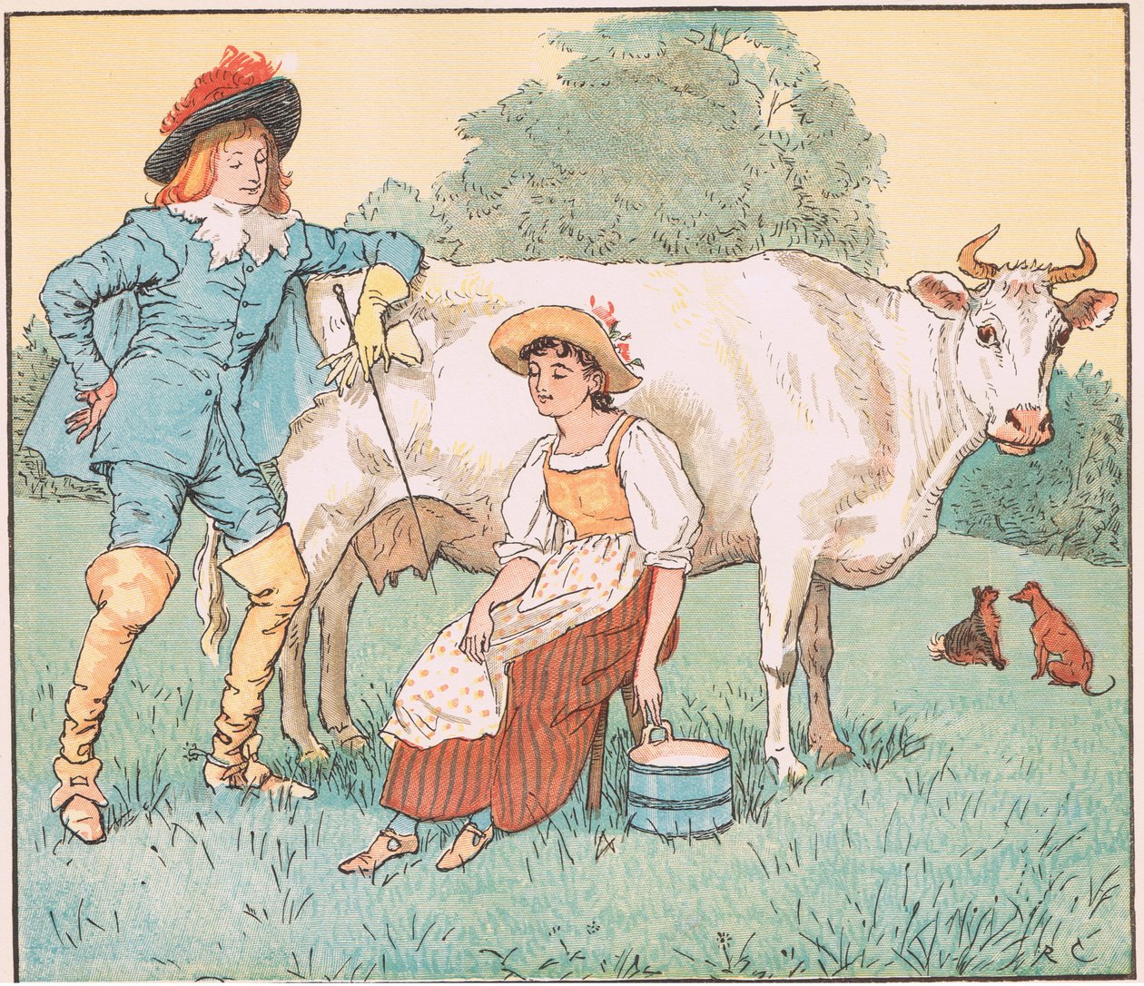 Seninle evleneyim mi güzel hizmetçim by Randolph Caldecott