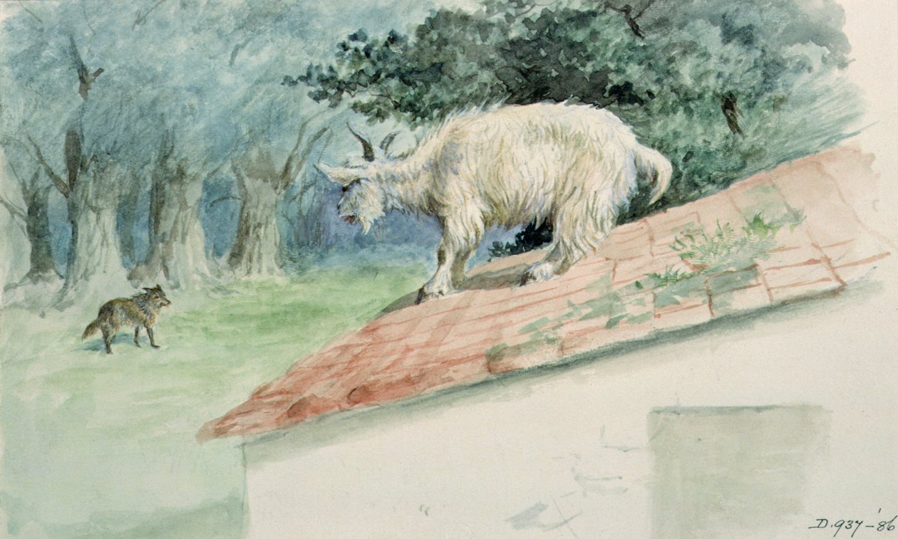 çocuk ve kurt by Randolph Caldecott