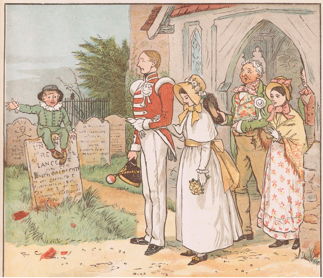 Ah! Asker delikanlıyı asla hor görmeyin - her ne kadar mevkisi düşük olsa da by Randolph Caldecott