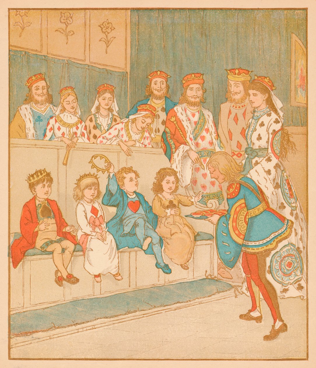 Kalplerin Düzeni, Tartları Geri Getirdi, 1880. by Randolph Caldecott