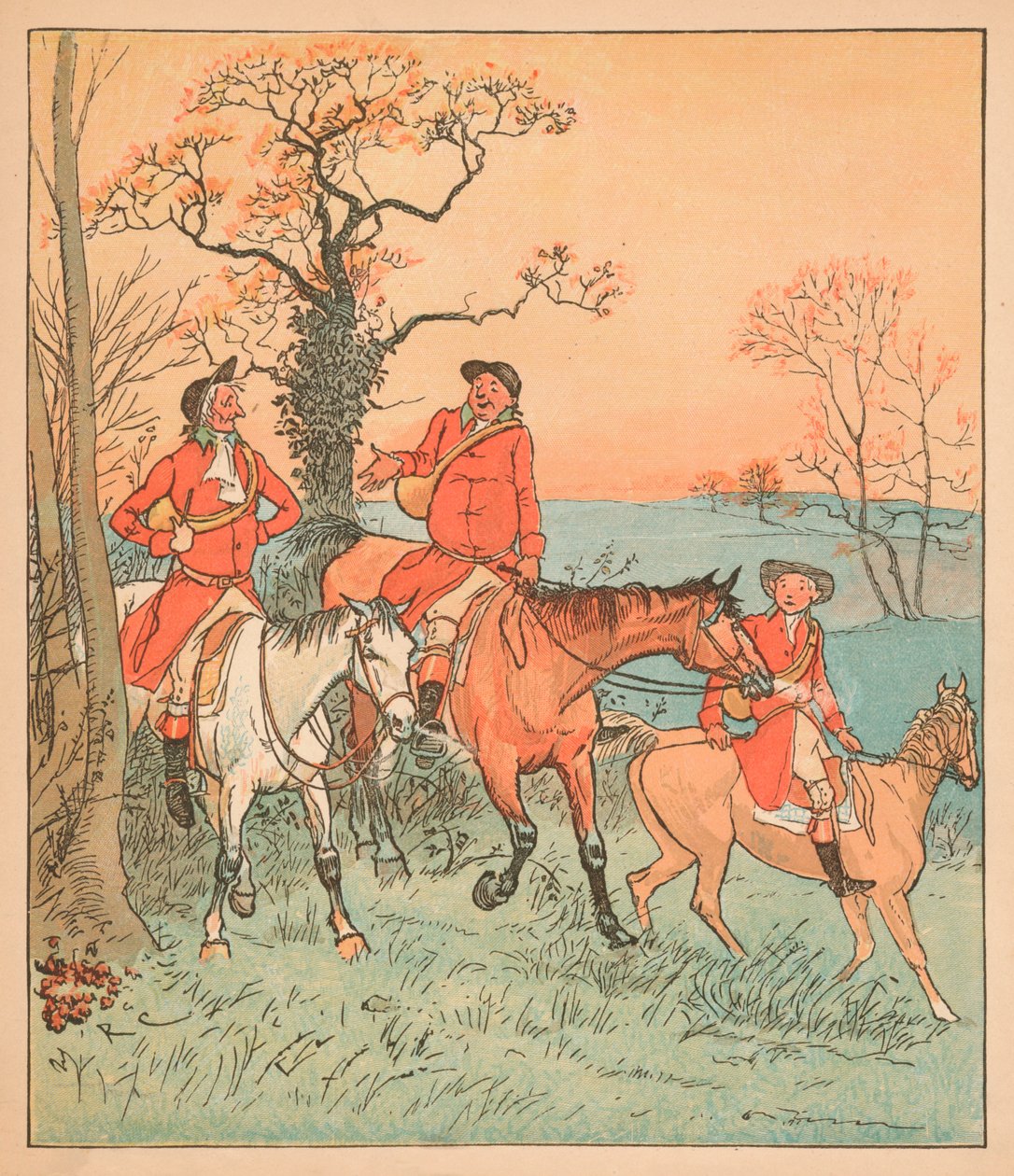 Bu avcı ödeme yapmıyor, 1880. by Randolph Caldecott