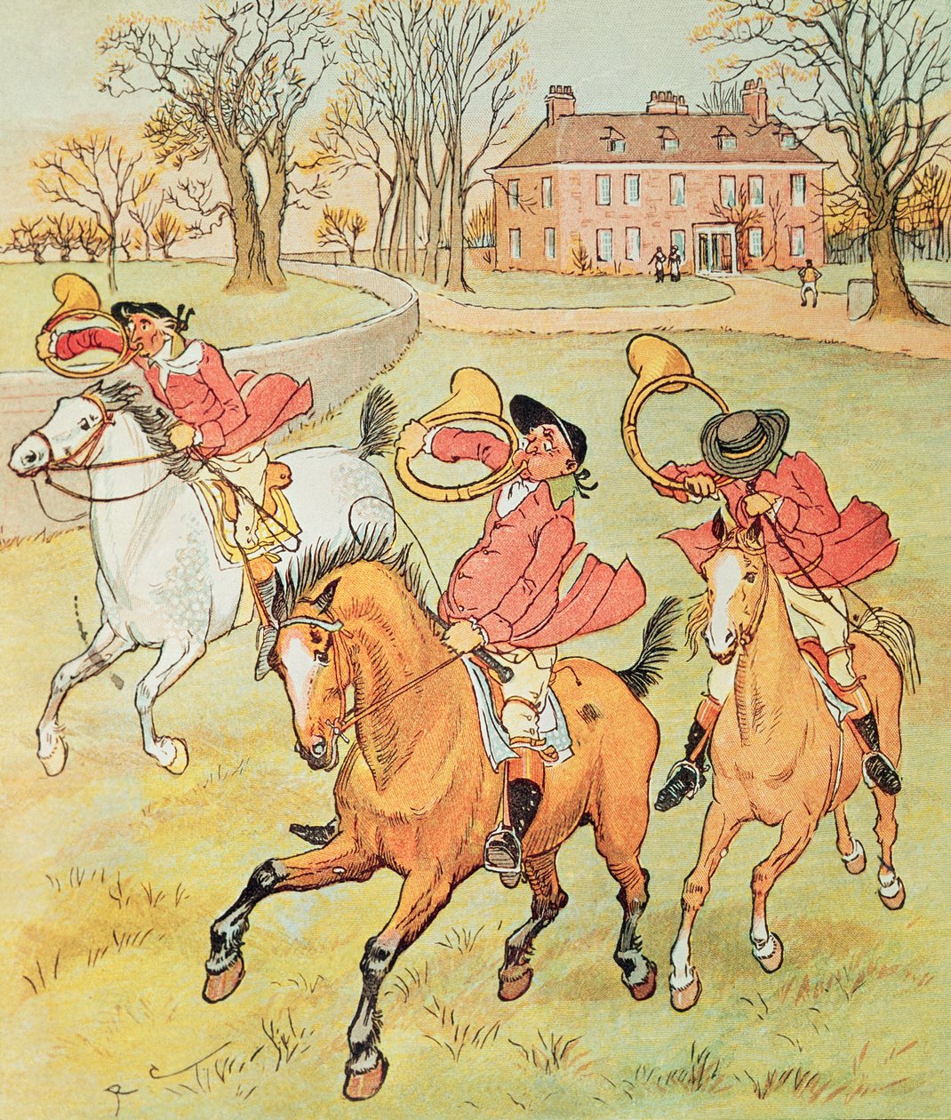 Üç Neşeli Avcı by Randolph Caldecott