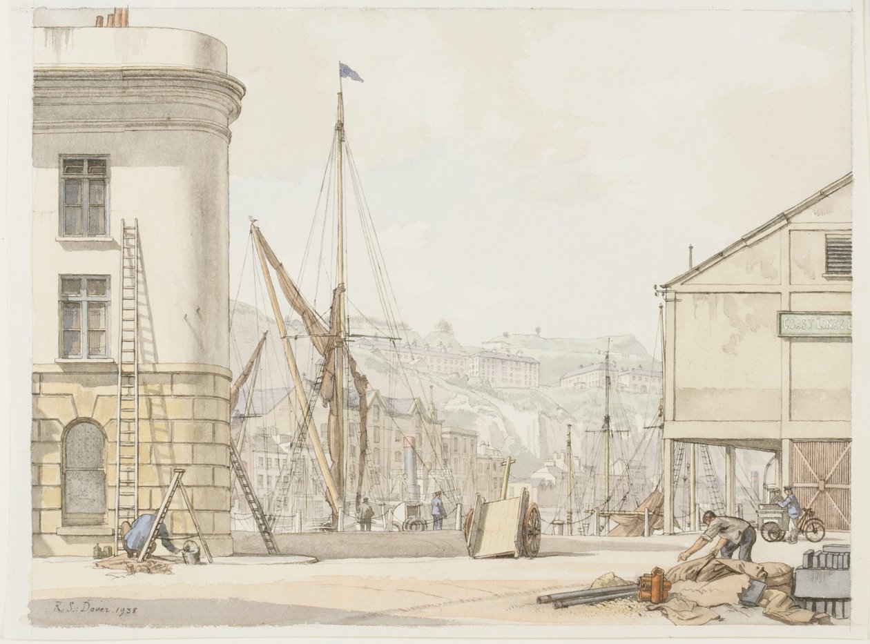 Otel de Paris, Dover by Randolph Schwabe