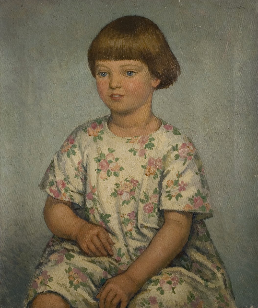Bir Çocuğun Portresi, 20. yüzyıl ortası (tuval üzerine yağlı boya) by Randolph Schwabe