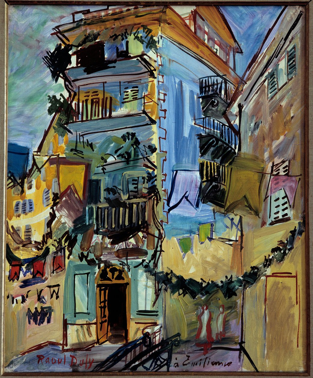 Mayıs ayında Emilienne, Nice bölgesinde by Raoul Dufy