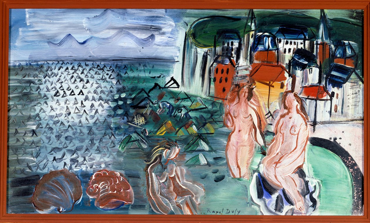Sainte-Adresse Körfezi (Sainte-Adresse), 20. yüzyıl (tuval üzerine yağlıboya) by Raoul Dufy