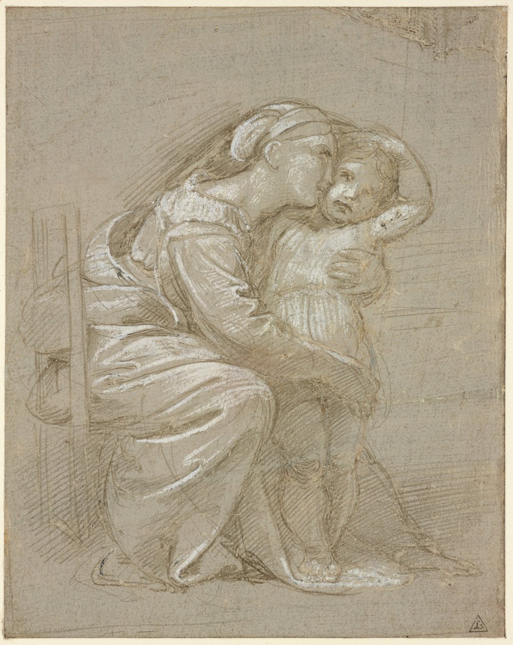 Bir çocuğu kucaklayan bir anne, WA1846.202 by Raffaello Sanzio Raphael