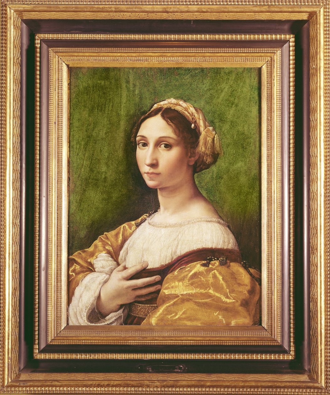 genç bir kadın portresi by Raffaello Sanzio Raphael