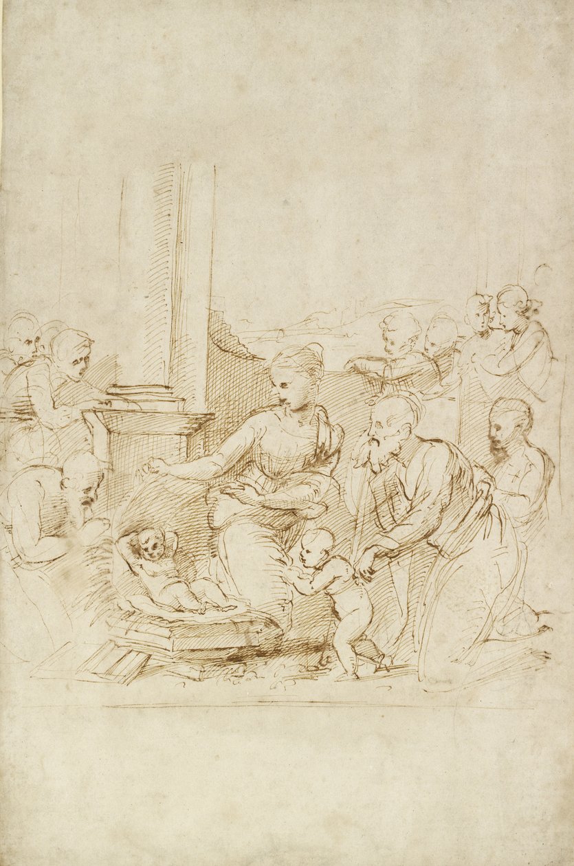 Çobanların Hayranlığı, WA1846.205 by Raffaello Sanzio Raphael