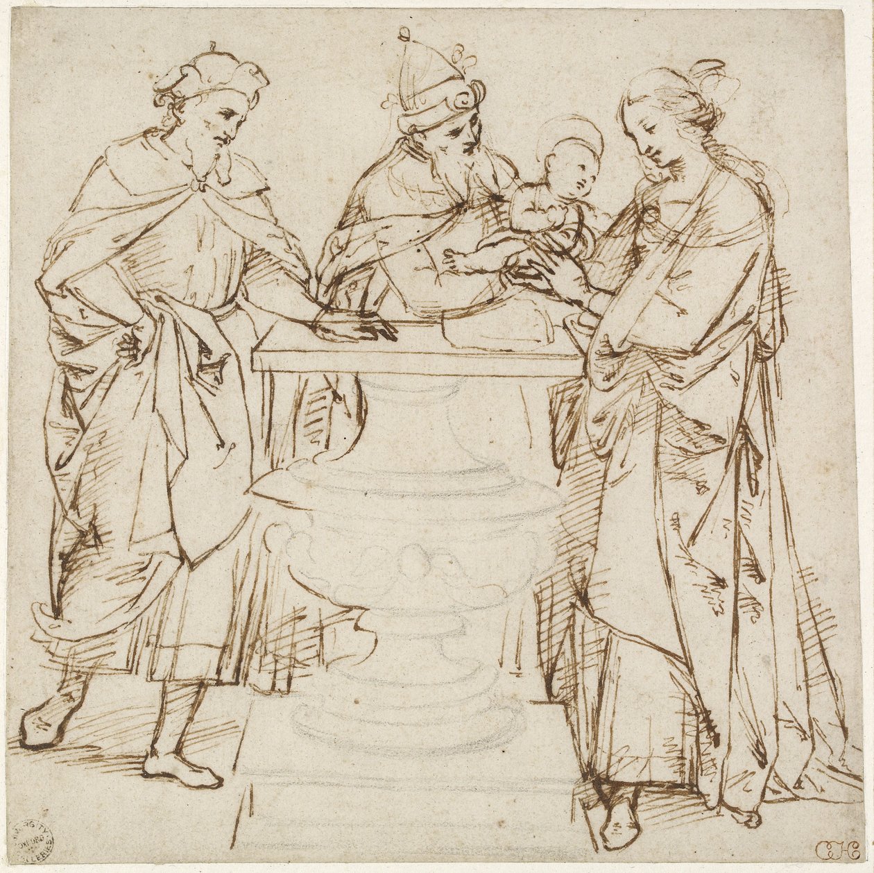 Tapınaktaki Sunum, WA1855.89 by Raffaello Sanzio Raphael