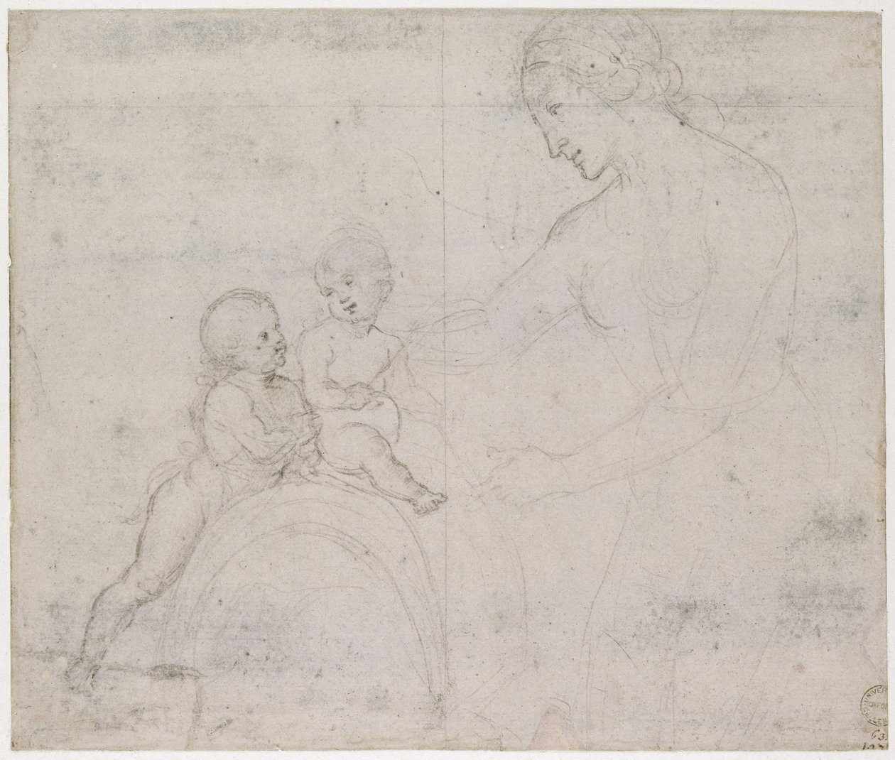Aziz John ile Bakire ve Çocuk, WA1846.146 by Raffaello Sanzio Raphael