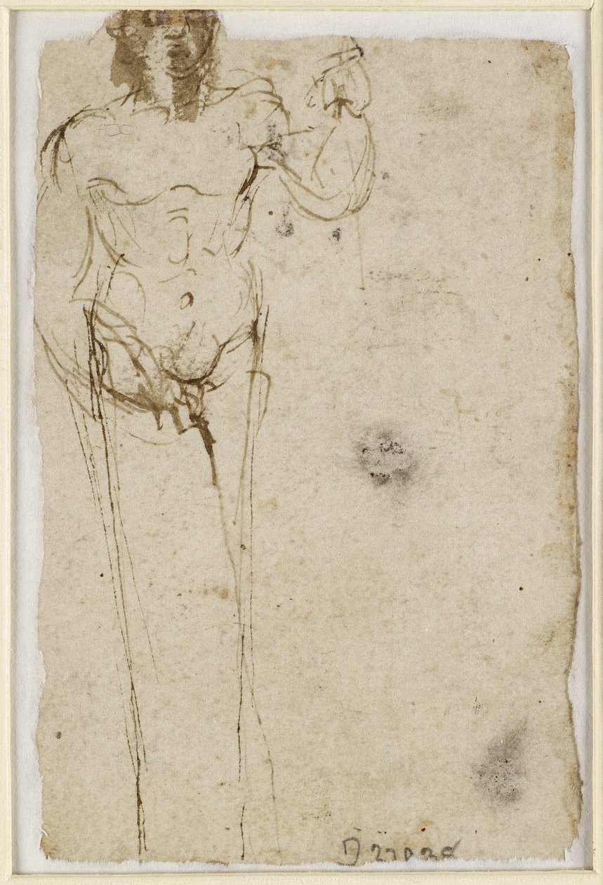 Verso: Bir Herm Çalışması, WA1965.47.5 by Raffaello Sanzio Raphael