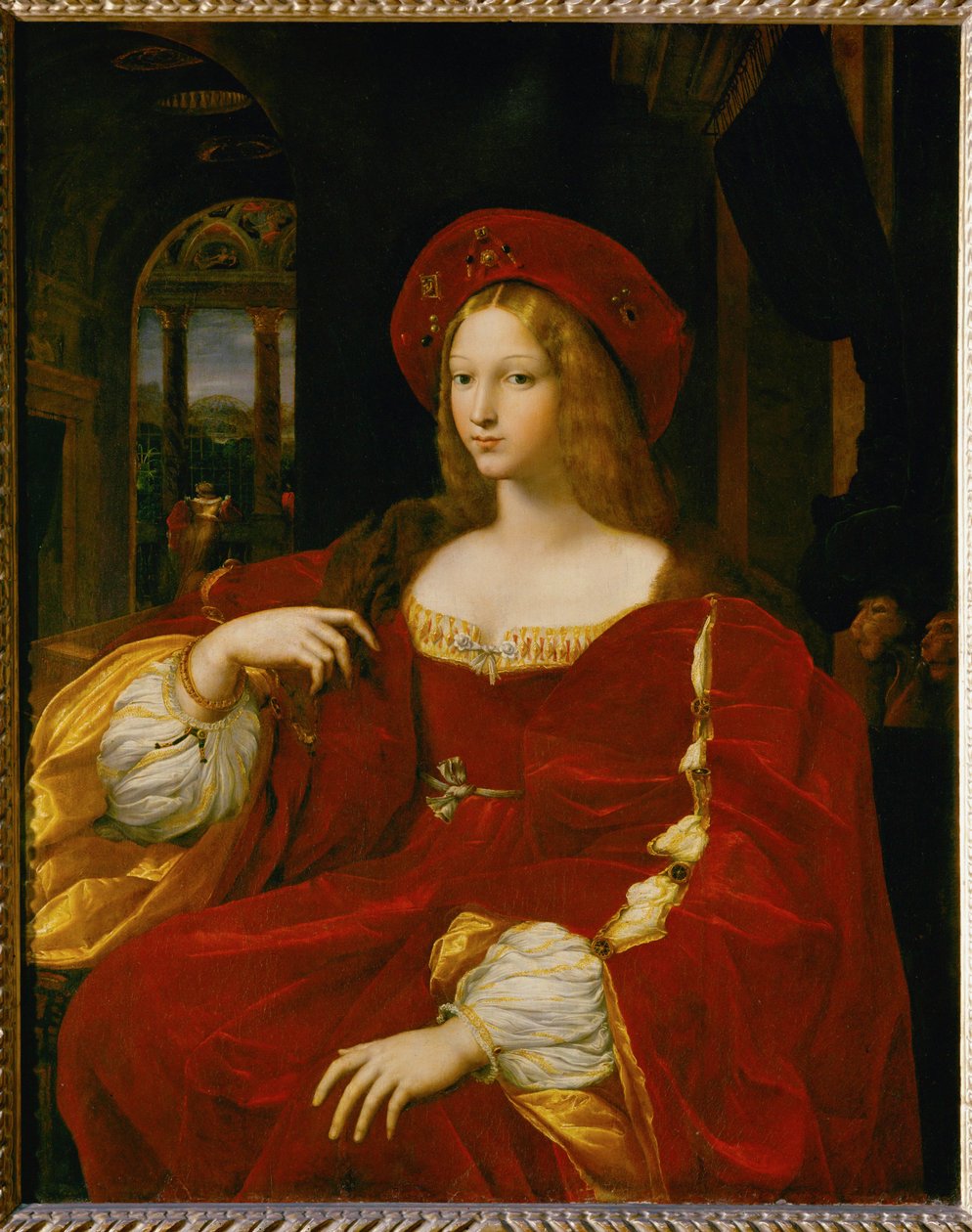 Isabel de Requesens, Napoli genel valisinin eşi ... by Raphael (1483-1520)