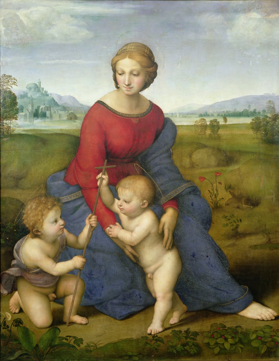 Çayırdaki Madonna by Raphael