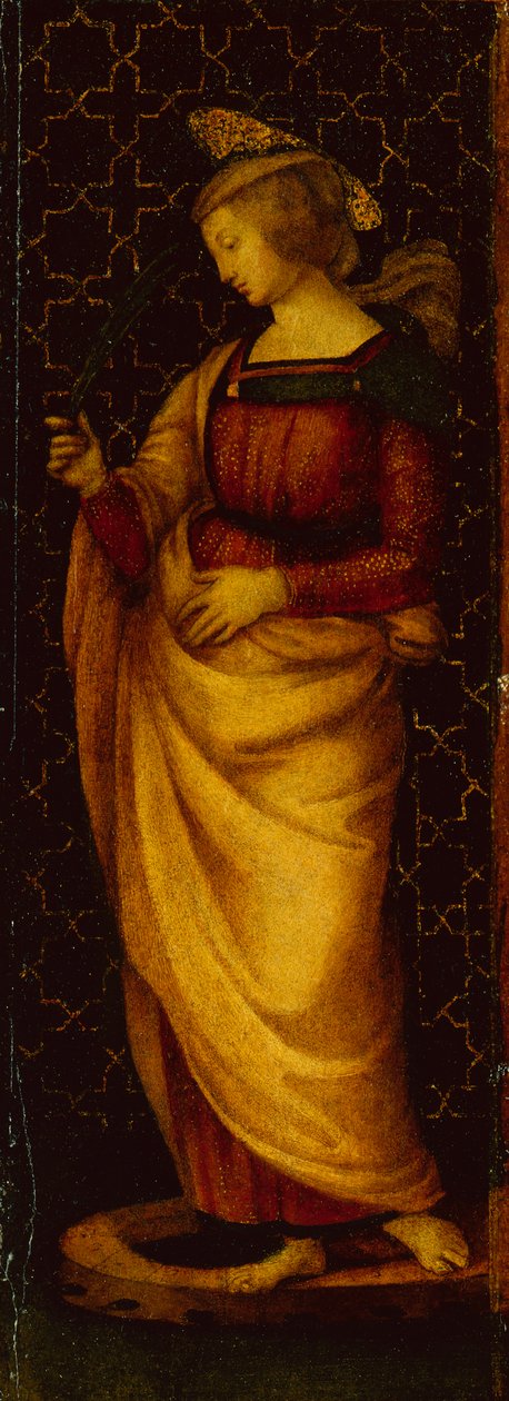 İskenderiyeli Aziz Catherine (tuval üzerine yağlı boya) by Raphael