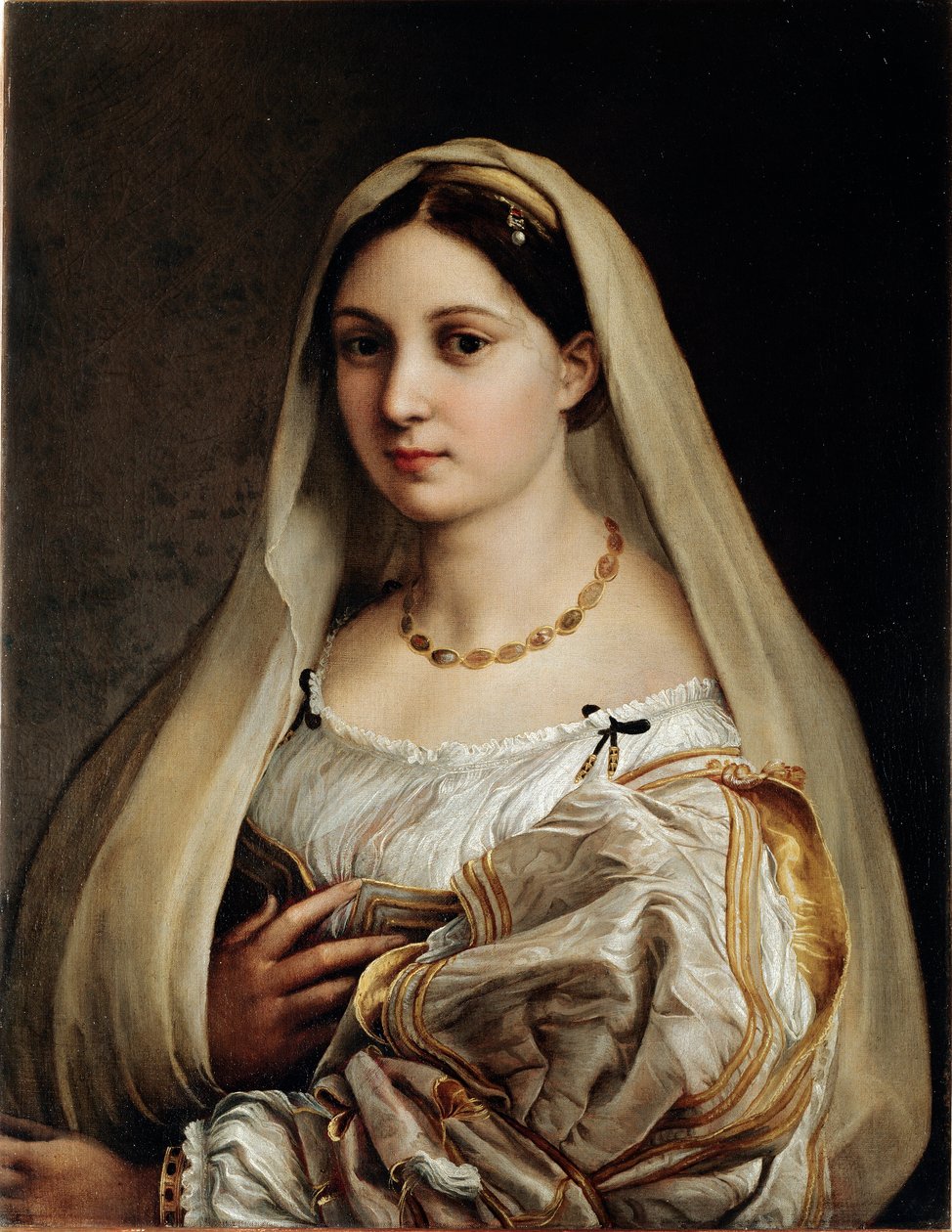 Voilee Tablosu adlı bayanın portresi by Raphael